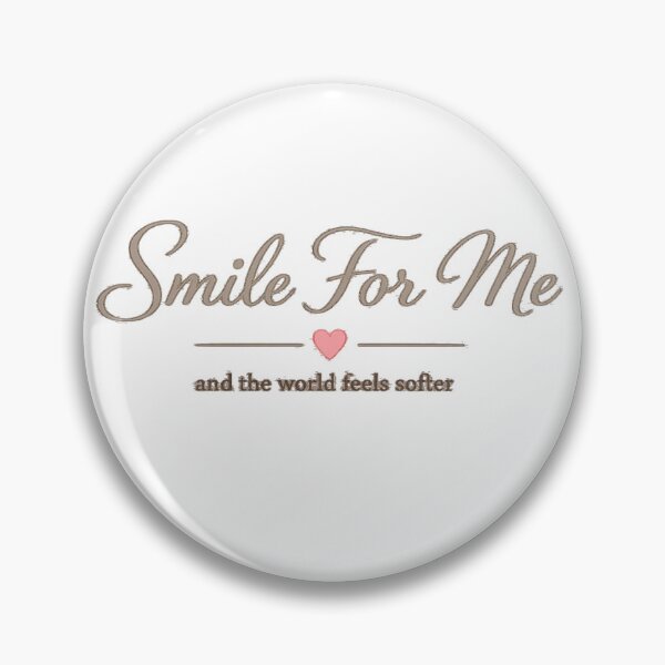 Item preview, Smile For Me – Romantic Minimalist Aesthetic Quote Design designed and sold by Lovestickerco.