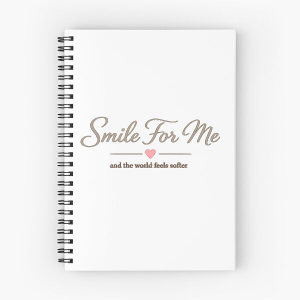Item preview, Smile For Me – Romantic Minimalist Aesthetic Quote Design designed and sold by Lovestickerco.