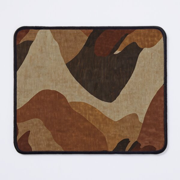 Item preview, Earthy Clay Red and Ochre Organic Wave Abstract designed and sold by Glitchart66.