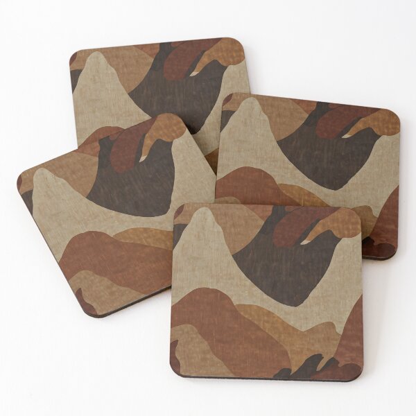 Item preview, Earthy Clay Red and Ochre Organic Wave Abstract designed and sold by Glitchart66.