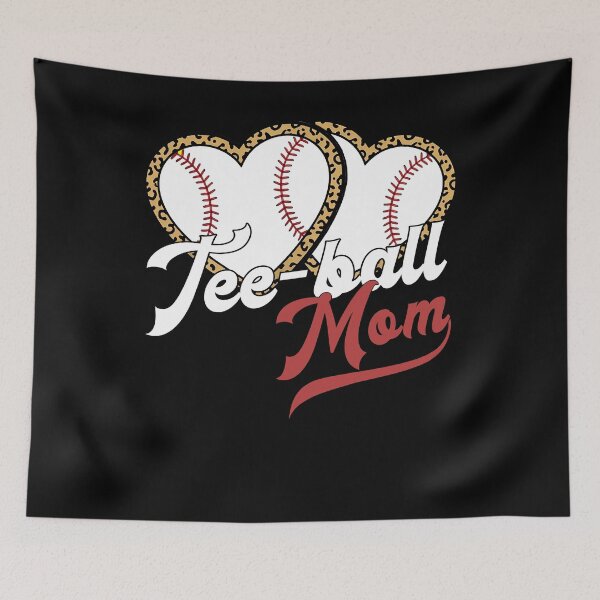 Item preview, Leopard Heart Tee Ball Mom Shirt designed and sold by LashondaGreen89.