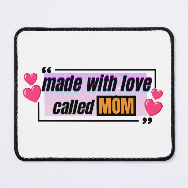 Item preview, Made With Love Called Mom Quote Gift For Mother Heart Design Mothers Day Tee designed and sold by Palette _Vibes.
