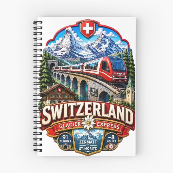 Item preview, SWITZERLAND GLACIER EXPRESS designed and sold by likbatonboot.