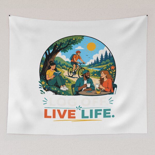 Item preview, Log Off Live Life Outdoor Activities designed and sold by chattsuede.