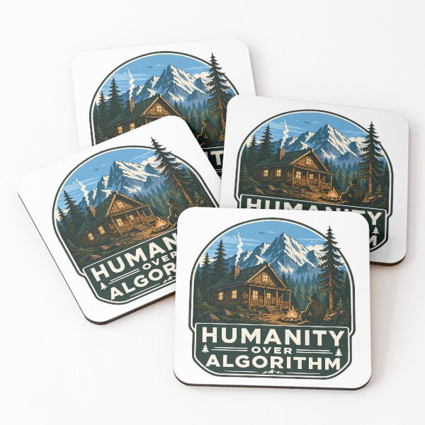 Item preview, Humanity Over Algorithm: Vintage Wilderness Escape designed and sold by chattsuede.