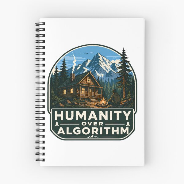 Item preview, Humanity Over Algorithm: Vintage Wilderness Escape designed and sold by chattsuede.