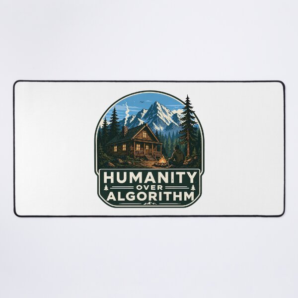 Item preview, Humanity Over Algorithm: Vintage Wilderness Escape designed and sold by chattsuede.