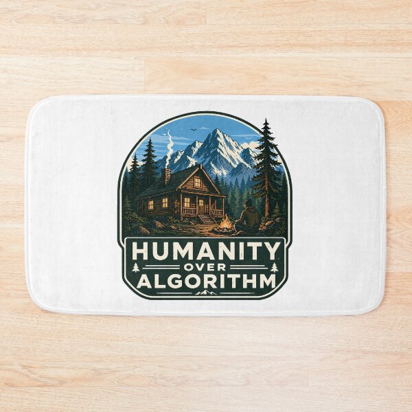 Item preview, Humanity Over Algorithm: Vintage Wilderness Escape designed and sold by chattsuede.