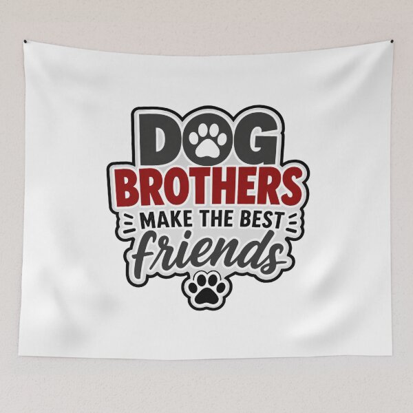 Item preview, Funny Dog Brothers Shirt – Best Friends Paw Print Graphic designed and sold by ElegantPaws.
