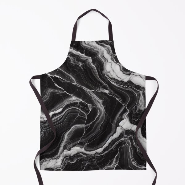 Item preview, Black Marble Vein Abstract Pattern for Dark Aesthetic Fans designed and sold by WildStroke.
