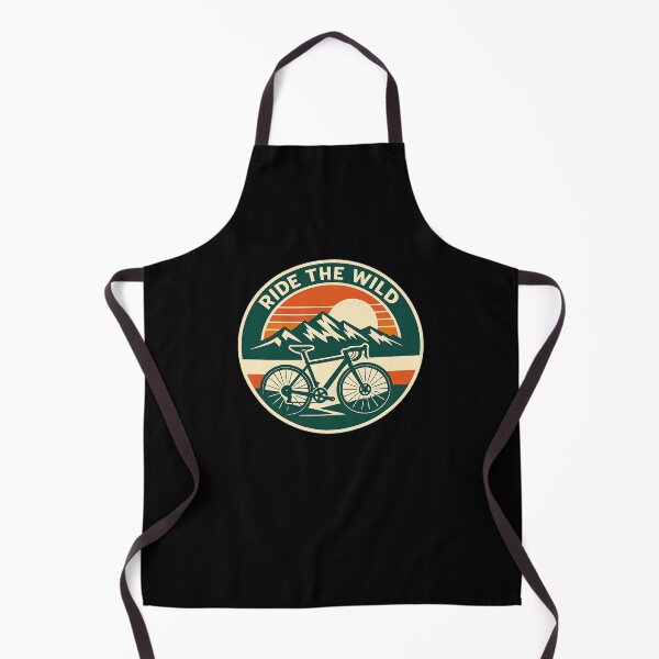 Item preview, Ride The Wild - Vintage Mountain Cycling Adventure Emblem designed and sold by Oddifys.