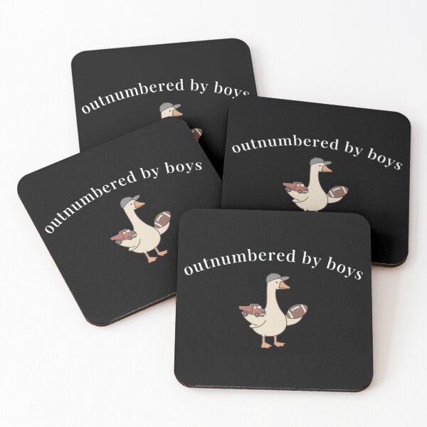 Item preview, Outnumbered By Boys Silly Goose Football Truck Funny Boy Mom Classic T-Shirt designed and sold by LillyCustomTees.
