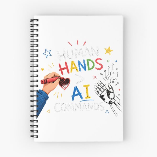 Item preview, Human Hands AI Commands Pro Human Creativity Crayon designed and sold by chattsuede.