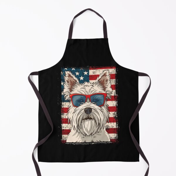 Item preview, Funny West Highland White Terrier Westie 4th July USA Flag America Mom Dad Kids designed and sold by rafaeltto.