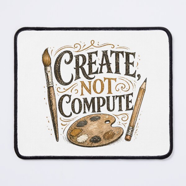 Item preview, Create Not Compute Artist Hands-On Creation designed and sold by chattsuede.