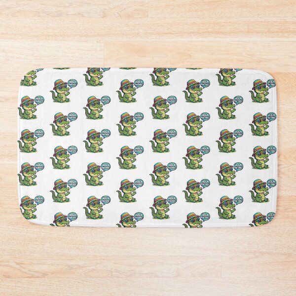 Item preview, Pantanal Matogrossense Cute Caiman Character Art designed and sold by DuckOddity.