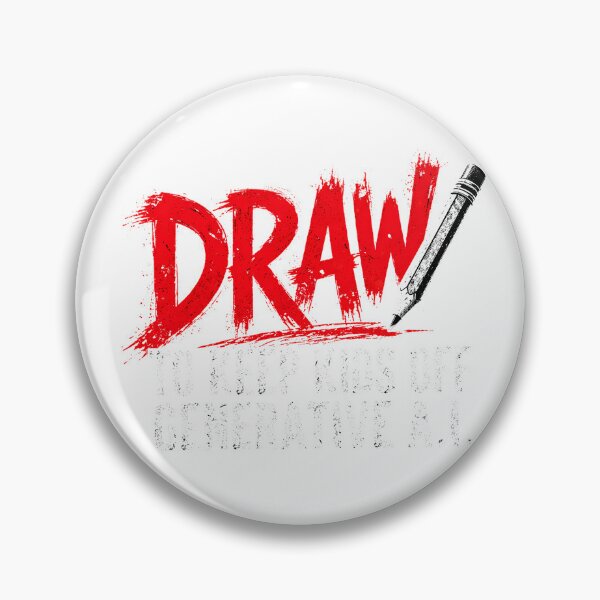 Item preview, Draw To Keep Kids Off AI: Protect Human Creativity designed and sold by chattsuede.