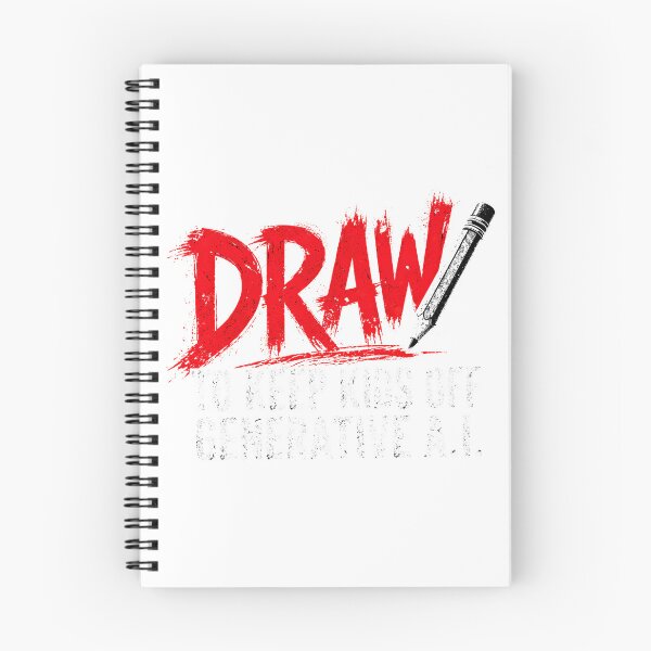 Item preview, Draw To Keep Kids Off AI: Protect Human Creativity designed and sold by chattsuede.