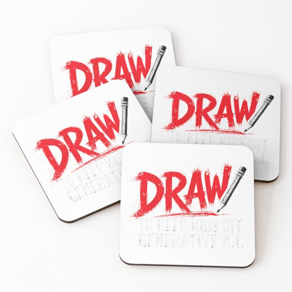 Item preview, Draw To Keep Kids Off AI: Protect Human Creativity designed and sold by chattsuede.