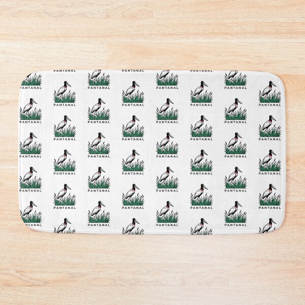 Item preview, Pantanal Matogrossense Modern Minimalist Jabiru Art designed and sold by DuckOddity.
