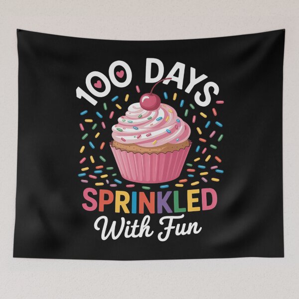 Item preview, 100 Days Sprinkled with Fun Cupcake 100th Day of School designed and sold by TrinaEspinoza.