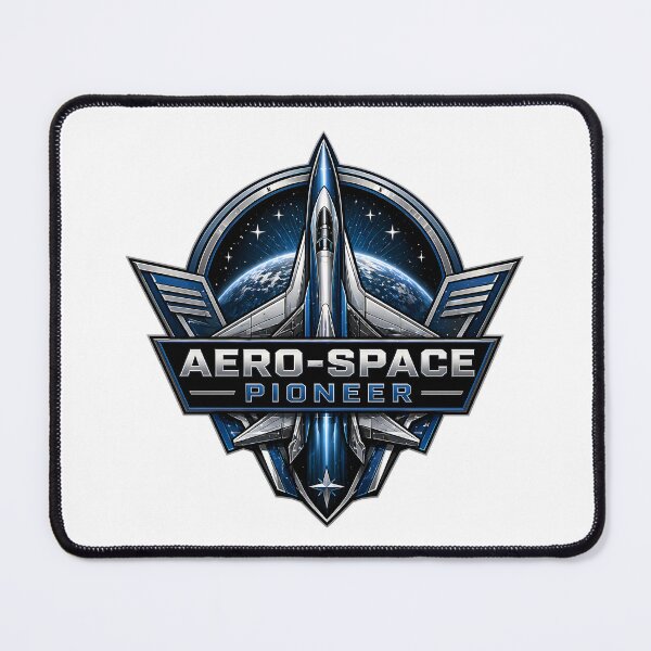 Item preview, Aerospace Pioneer Emblem: Futuristic Spacecraft for Exploration designed and sold by chattsuede.