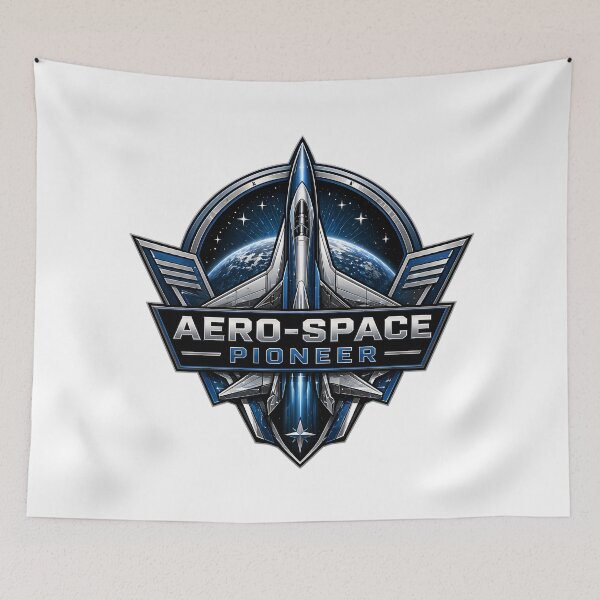 Item preview, Aerospace Pioneer Emblem: Futuristic Spacecraft for Exploration designed and sold by chattsuede.
