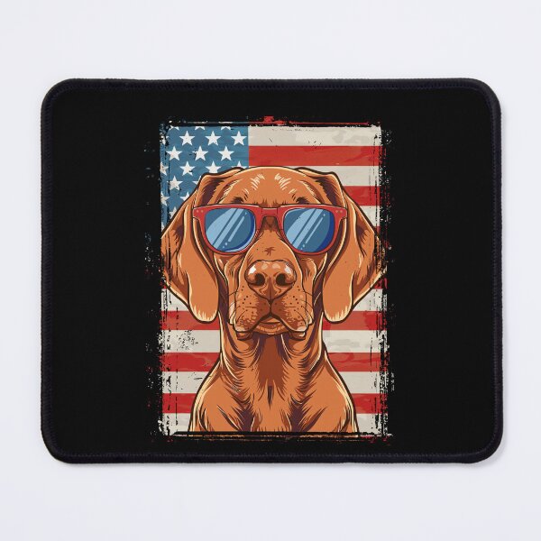 Item preview, Funny Vizsla 4th July USA Flag America Mom Dad Kids designed and sold by rafaeltto.