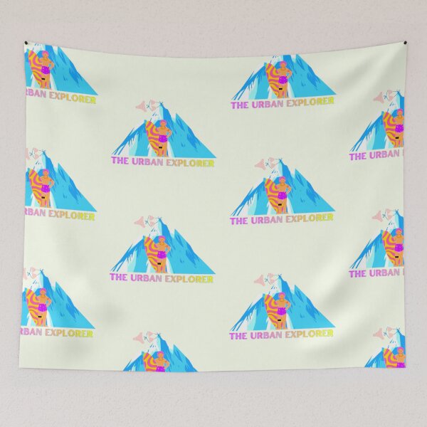 Item preview, Premium Mountain Surfer Sarcastic Art – Unique Urban Explorer Adventure Gift designed and sold by The Urban Explorer.