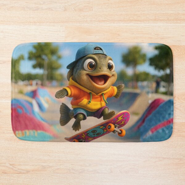 Item preview, Skater Uaru Cichlid Fish designed and sold by Sillytoe.
