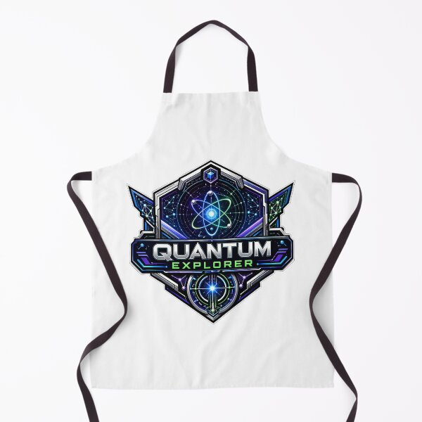 Item preview, Quantum Explorer Emblem Futuristic Sci-Fi Tech designed and sold by chattsuede.