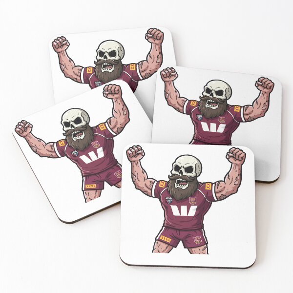 Item preview, QLD Maroons 'til death designed and sold by Fake Heston’s Scribble Emporium.