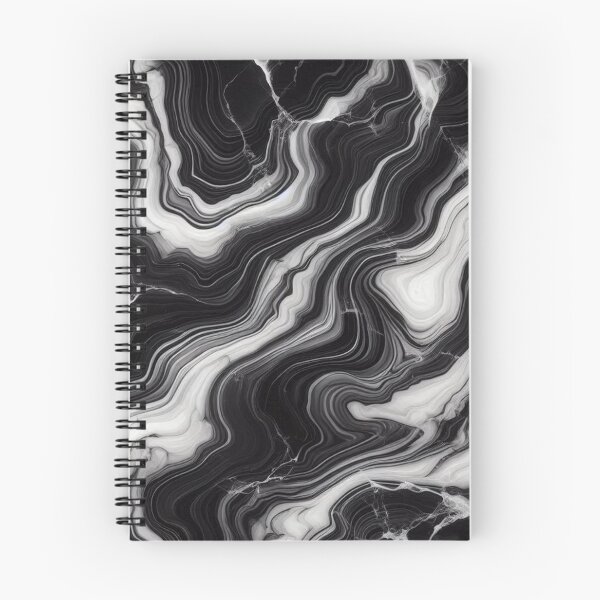 Item preview, Monochrome Marble Flow Pattern for Modern Design Lovers designed and sold by WildStroke.