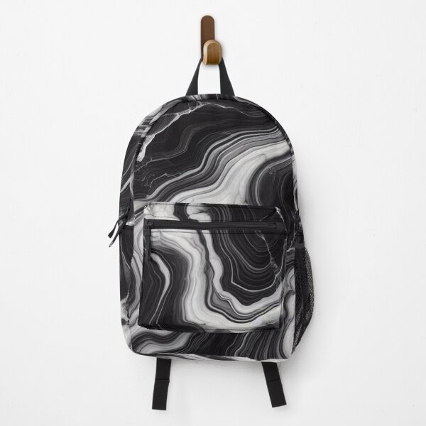 Item preview, Monochrome Marble Flow Pattern for Modern Design Lovers designed and sold by WildStroke.