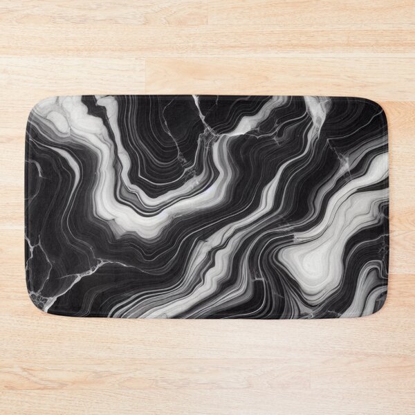 Item preview, Monochrome Marble Flow Pattern for Modern Design Lovers designed and sold by WildStroke.