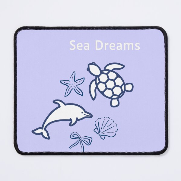 Item preview, Sea Dreams Ocean Life Aesthetic – Turtle & Dolphin designed and sold by Akira Design Store.