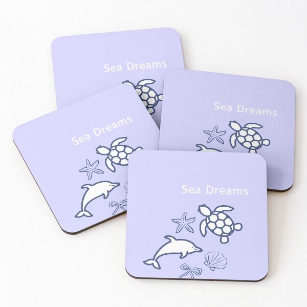 Item preview, Sea Dreams Ocean Life Aesthetic – Turtle & Dolphin designed and sold by Akira Design Store.