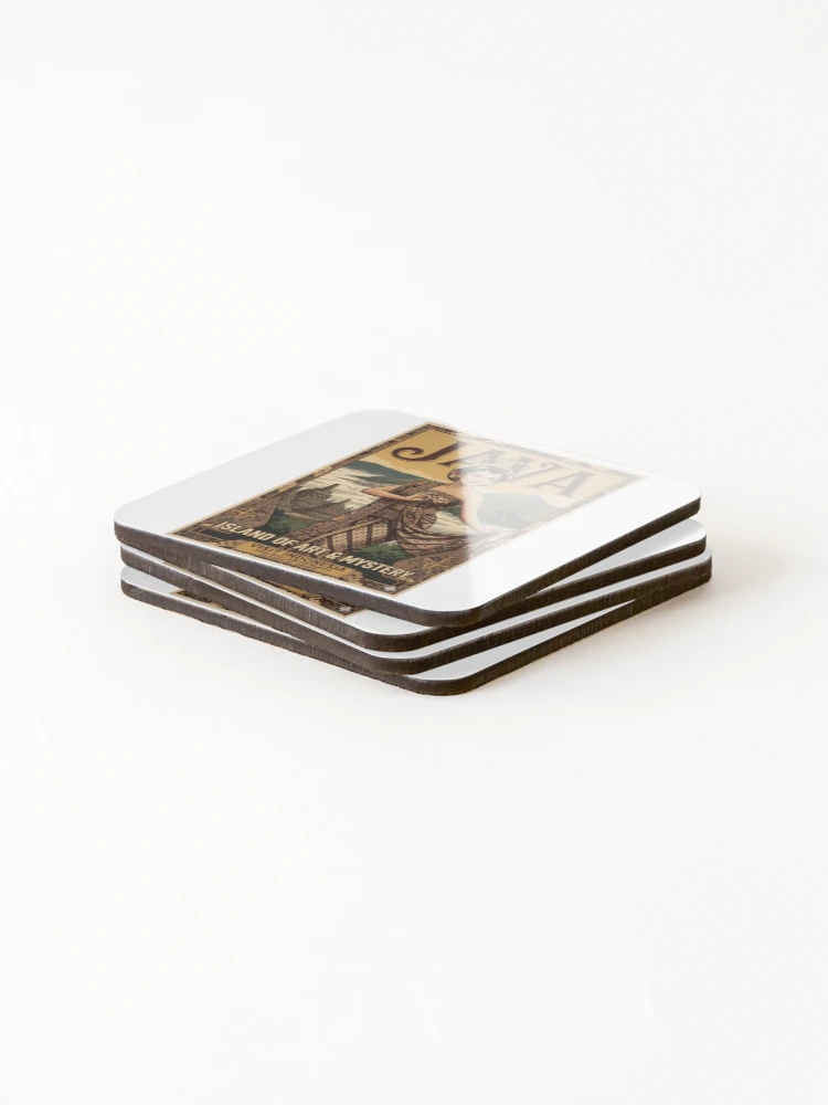Thumbnail 4 of 5, Coasters (Set of 4), Java designed and sold by SeaU.