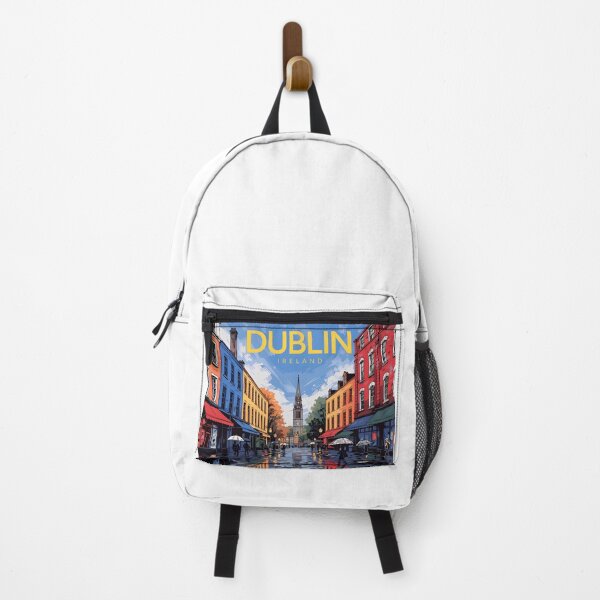 Item preview, Vintage Dublin Ireland Travel Poster | Retro Irish City Wall Art designed and sold by andres felipe Guevara Rincon.