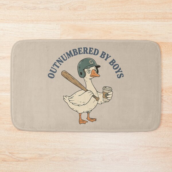 Item preview, Outnumbered By Boys Baseball Goose Coffee Funny Boy Mom Era Classic T-Shirt designed and sold by LillyCustomTees.