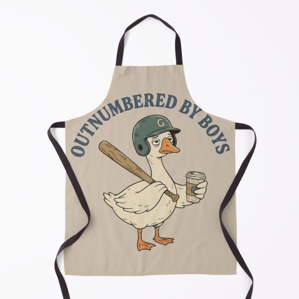 Item preview, Outnumbered By Boys Baseball Goose Coffee Funny Boy Mom Era Classic T-Shirt designed and sold by LillyCustomTees.