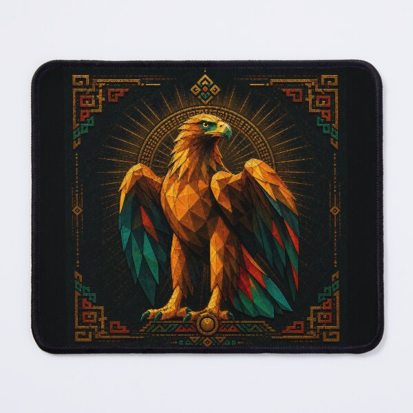 Item preview, Geometric Andean Eagle designed and sold by PixelsTelas.