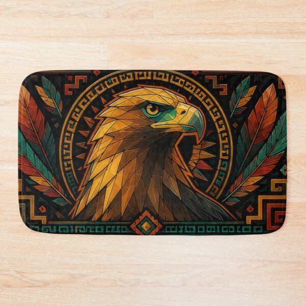 Item preview, Geometric Andean Eagle designed and sold by PixelsTelas.