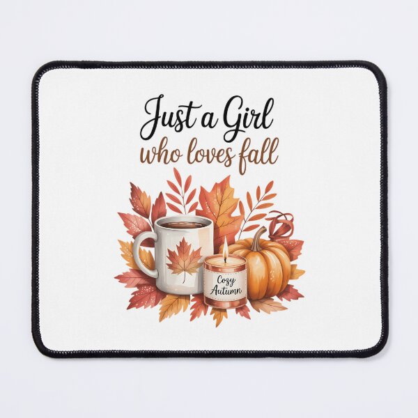 Item preview, Just a Girl Who Loves Fall Pumpkin Spice Cozy Autumn designed and sold by TrinaEspinoza.