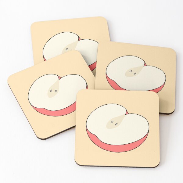 Item preview, Half Sliced Red Apple Illustration with Seeds designed and sold by ubborn.