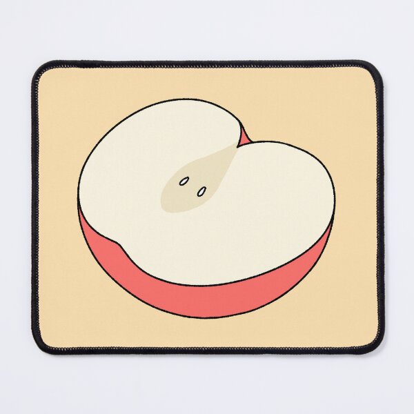 Item preview, Half Sliced Red Apple Illustration with Seeds designed and sold by ubborn.