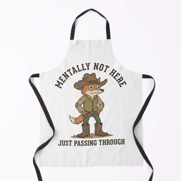 Item preview, Funny Cowboy Mentally Not Here Just Passing Through T-Shirt – Retro Western Meme designed and sold by DIRTYSKETCHH.