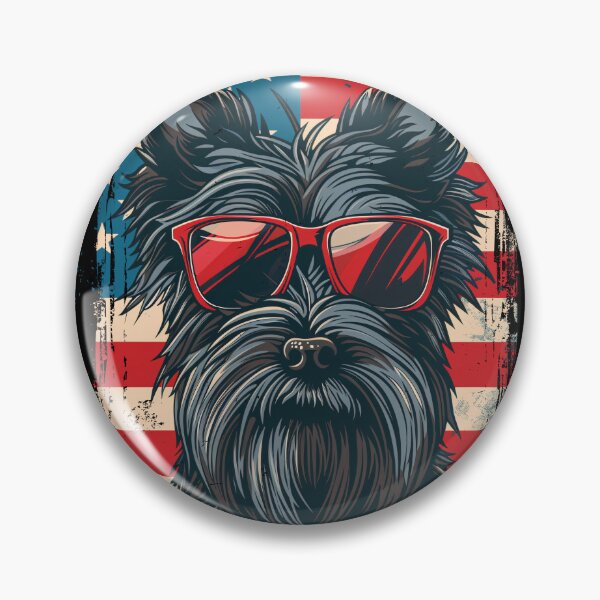 Item preview, Funny Skye Terrier 4th July USA Flag America Mom Dad Kids designed and sold by rafaeltto.