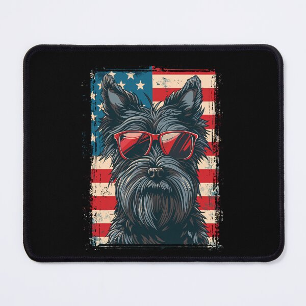 Item preview, Funny Skye Terrier 4th July USA Flag America Mom Dad Kids designed and sold by rafaeltto.