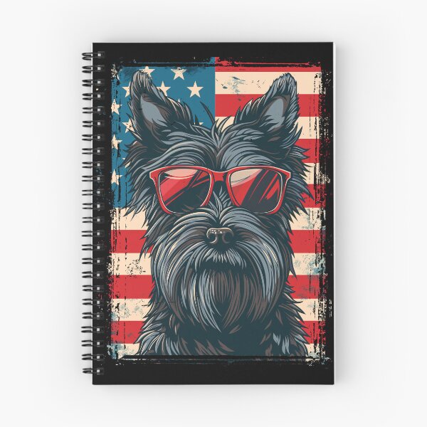 Item preview, Funny Skye Terrier 4th July USA Flag America Mom Dad Kids designed and sold by rafaeltto.